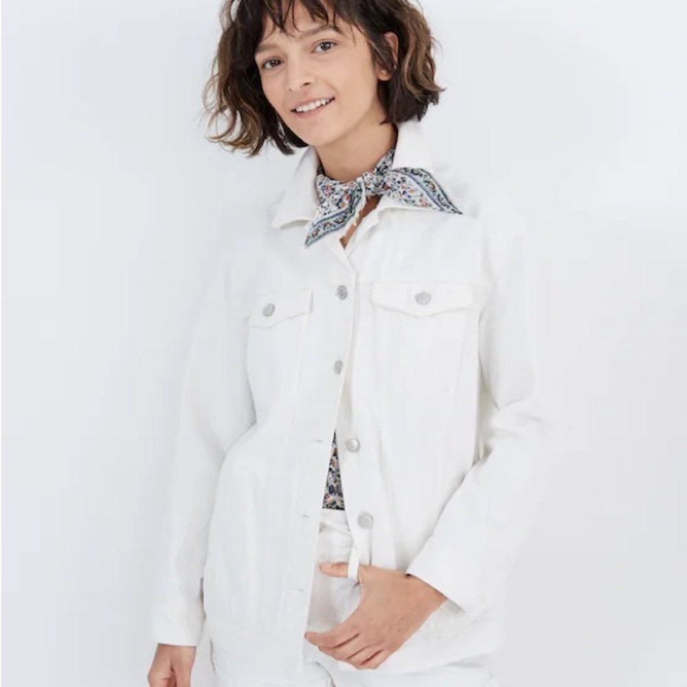 NWT Madewell The Oversized Jean Jacket